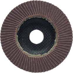 115 x 22mm Al-Ox lamellás csiszolótárcsa üvegszálas tányéron P60