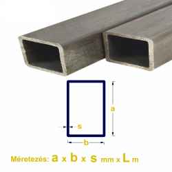 Zártszelvény EN 10219-1, 140 x 60 x 4mm x 2m ±5mm 3db