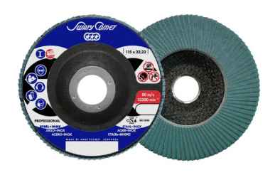 SWATYCOMET PROFESSIONAL INOX lamellás csiszolótányér F29 kúpos 115x22,2 P40Z