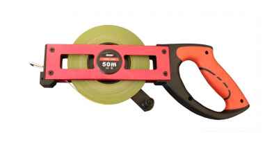 BERGER mérőszalag, nyitott fém ház, acél szalag 30mx12,5mm