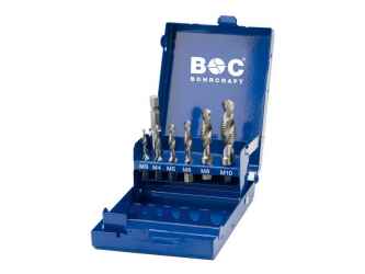 BOHRCRAFT metrikus kombinált gépi menetfúró készlet HSS-G 7r. M3-M10 MB7