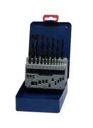 BOHRCRAFT csigafúró készlet HSS-R 19r. 1,0-10,0/0,5 M10 Metal-Box