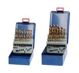 BOHRCRAFT csigafúró készlet HSS-TiN 19r. 1,0-10,0/0,5 MT10 Metal-Box