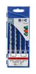 BOHRCRAFT SDS-Plus 2 élű betonfúró készlet 4r. 5-10 HB4