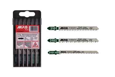 MPS egybütykös szúrófűrészlap vegyes készlet fára 6r. 3100-BOX-1