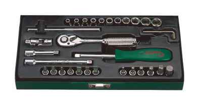 HANS 1/4˝ dugókulcs és bit készlet 33r. 2633M