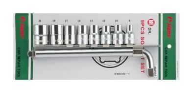 HANS 1/2˝ dugókulcs készlet 9r. 8-21mm L hajtószár 4609M