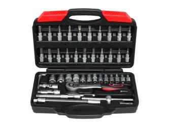 ZO-TOOLS 1/4˝ dugókulcs és bit készlet 46r.