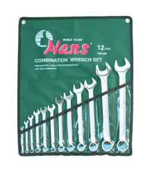 HANS csillag-villás kulcskészlet 12r. 6-32mm 16612M