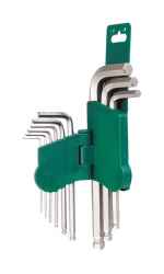 HANS gömbvégű imbuszkulcs készlet 9r. SW1,5-10 16774-29M