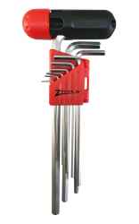 ZO-TOOLS imbuszkulcs készlet extra hosszú + markolat 9r. SW1,5-10
