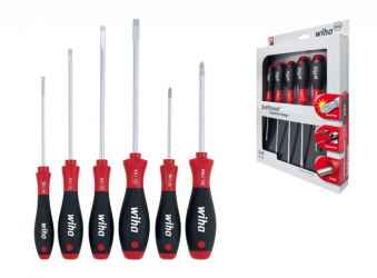 WIHA SoftFinish csavarhúzó készlet 6r. SL+PZ 302ZK6SO/No.07153