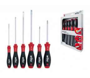 WIHA SoftFinish csavarhúzó készlet 6r. SL+PH 302HK6SO/No.07152
