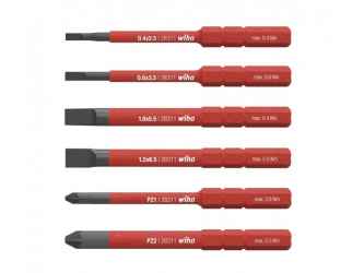 WIHA electric SlimBit bit hegy készlet 6r. SL+PZx0,75 2831-B605/No.42211