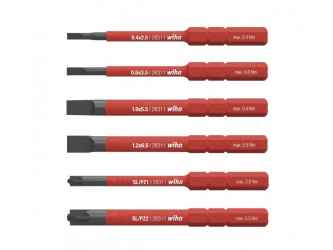 WIHA electric SlimBit bit hegy készlet 6r. SL+SL/PZx0,75 2831-B607/No.42213