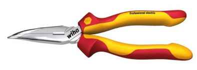 WIHA Professional electric VDE hajlított csőrű telefonfogó 40° 160 Z05106/No.26728