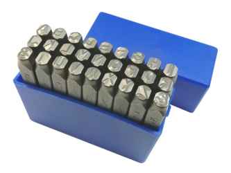 Betűbeütő készlet angol ABC 27r. 4,0mm