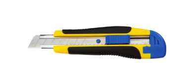 Fémsínes kés törhető pengével 18mm RSX82 gumis