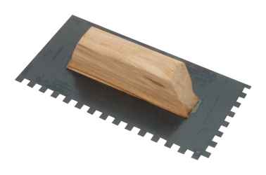 Glettelő fogazott acél E5 130x250m