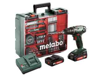 Metabo BS 18 akkus fúró csavarozó 2x2,0Ah Set Mobil műhely 602207880
