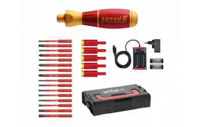 WIHA SpeedE Set3 VDE E-csavarhúzó készlet 25r. SL+PH+PZ+SL/PZ+T+SW 0,8-4,0Nm 590 T103/No.41913