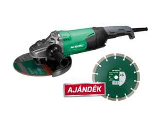 HIKOKI sarokcsiszoló G23SW2 2200W + ajándék gyémánttárcsa