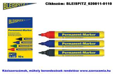 BLEISPITZ jelölőfilc d1,5-3,0mm piros 10db No.0594