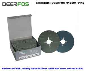 DEERFOS INOX fíbertárcsa VZ133 d180 P80Z 25db/csomag