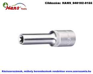 HANS 3/8 col E-STAR hosszú dugókulcsfej E18x66mm 3310E18