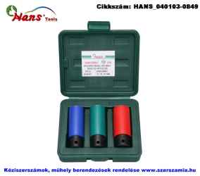 HANS 1/2 col gépi hosszú kerék dugókulcsfej készlet 3 részes 17; 19; 21mm 84603MBC