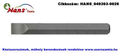 HANS 5/16 col lapos bit hegy S2 SL10x1,6x80 012-8M10 6db/csomag