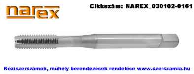 NAREX metrikus gépi menetfúró egyenes hornyú DIN371 HSS-G M5 101050