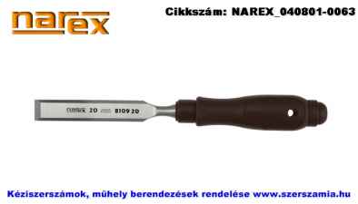 NAREX asztalosvéső műa. nyéllel 6x120/260 810906