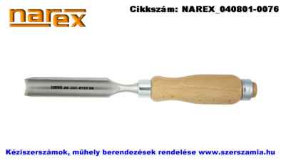 NAREX holker asztalosvéső fa nyéllel lyukvésők 20x132/272 812120