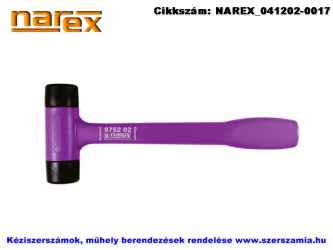 NAREX cserélhető gumifejes kalapács 470g d36 875202