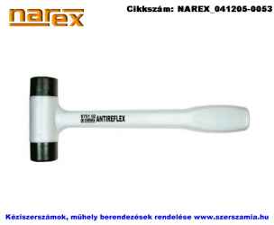 NAREX cserélhető műanyag fejes sörétes kalapács 620g d49 875103