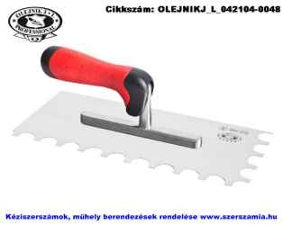 Epoxi glettelő INOX 130x280mm ERGO Profi