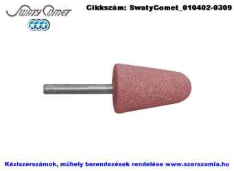 SwatyComet csapos csiszolókő, kúpos-gömbölyű rózsaszín d16x16xS6 4A60P4V F52D