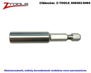 ZO-TOOLS mágneses bitbefogó INOX 1/4 colx60mm monoblokk