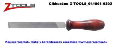 ZO-TOOLS lapos láncreszelő, nyelezve 150mm