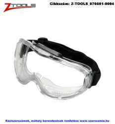 ZO-TOOLS védőszemüveg víztiszta, gumipántos ZTP271V