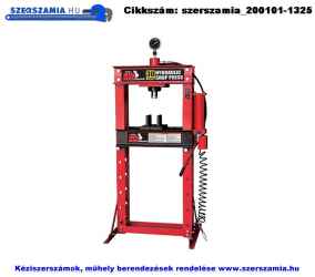 Hidro-pneumatikus állványos műhelyprés 30t