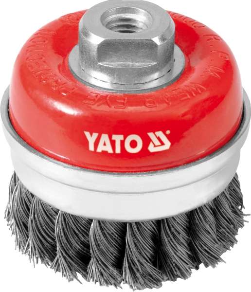 Homlok drótkefe 75mm INOX YATO
