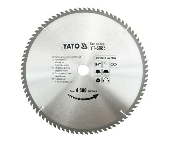 Körfűrészlap vidiás 350x84x30 YATO Körfűrészlap vidiás 350x84x30 YATO