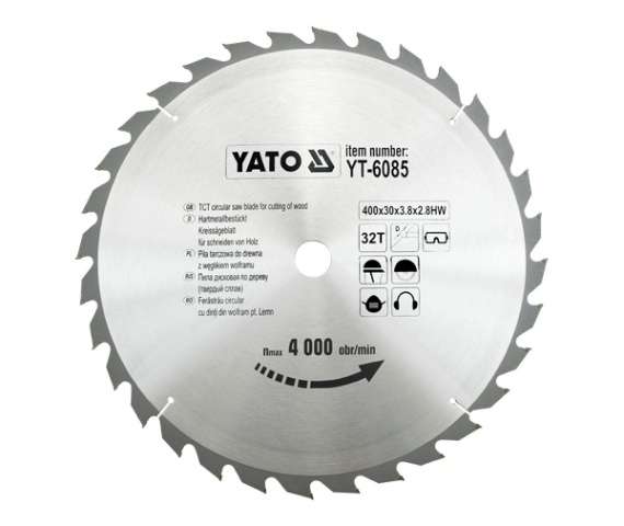 Körfűrészlap vidiás 400x32x30 YATO Körfűrészlap vidiás 400x32x30 YATO