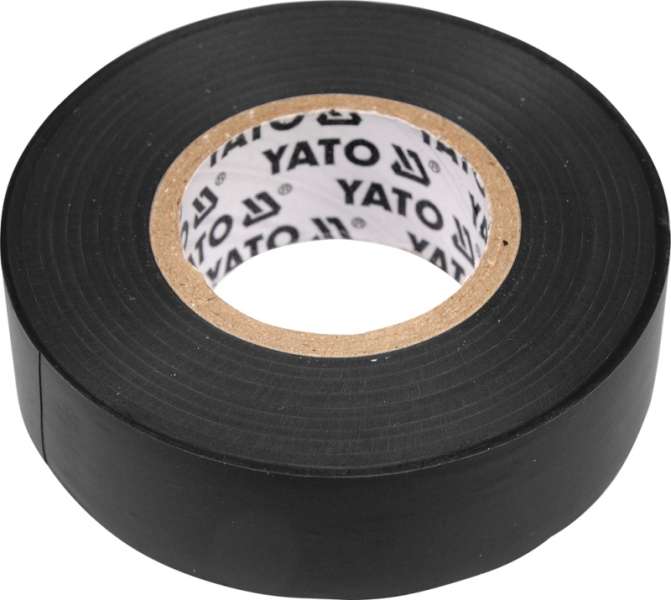 Szigetelőszalag 15mm x 20 m fekete YATO Szigetelőszalag 15mm x 20 m fekete YATO