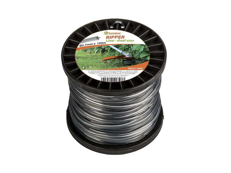 Damil RIPPER DUAL, csillag 2,7mm x 100m Damil RIPPER DUAL, csillag 2,7mm x 100m