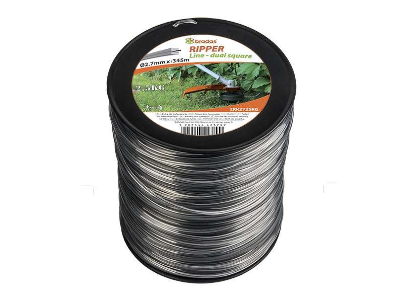 Damil RIPPER DUAL, szögletes 2,4mm x 100m Damil RIPPER DUAL, szögletes 2,4mm x 100m