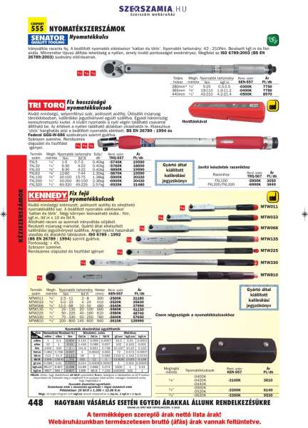 Nyomatékkulcs 1/2col 440mm Nyomatékkulcs 1/2col 440mm