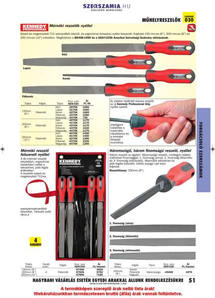 Lapos nagyoló műhelyreszelő, nyéllel, 200mm Lapos nagyoló műhelyreszelő, nyéllel, 200mm